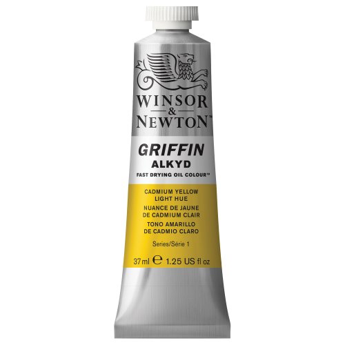 Winsor & Newton Griffin Alkyd - Tubo óleo de secado rápido, 37 ml, Tono Amarillo de Cadmio claro