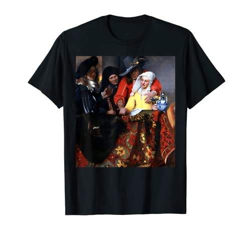 Camiseta Vermeer, camiseta para amantes del arte barroco, pintura artística holandesa Camiseta