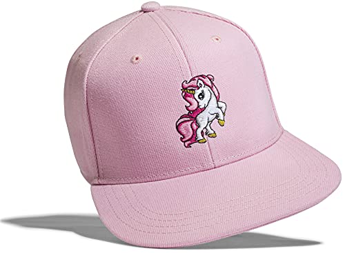 Gorra de béisbol de Niñas : Unicornio - Sombreros y Gorras Niñas Baseball Cap Gorro Niña Deportiva - Rosa Pink - Unicorn Poney Caballo Princess Princesa