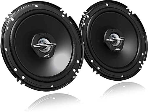 JVC Altavoces Coaxiales para Coche CS-J620X (300W, 16cm, 30W RMS) - Equipo de Audio de 2 Vías, Woofer y Tweeter, Color Negro, Altavoz con Respuesta de Frecuencia de 35 a 22.000 Hz