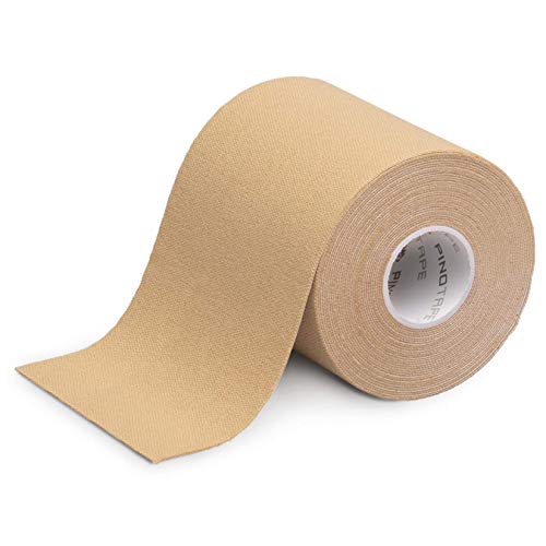 pinotape Pro Sport© – El original – kinesiologisches Tape Light Beige Ahora en XL y en XXL de ancho 7,5 cm o 10 cm – Longitud 5 m