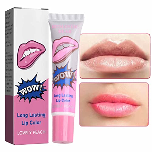 Lip Tattoos Gloss Set, Magic Lip Tint Peel Off, Vaso Antiadherente Resistente Al Agua Que No Es Fácil De Quitar El Maquillaje Hidratante Que Se Quita El Brillo De Labios