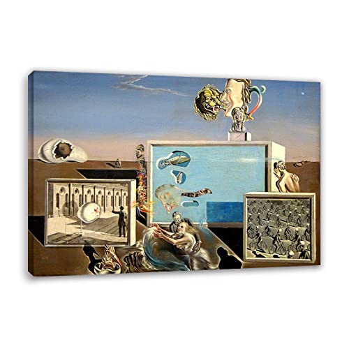 Apcgsm Salvador Dali poster. Reproducciones cuadros famosos en lienzo. Surrealismo Pósters e impresiones artísticas' Placeres iluminados'. Cuadros decorativo 70x105cm(27.6x41.3)Sin marco