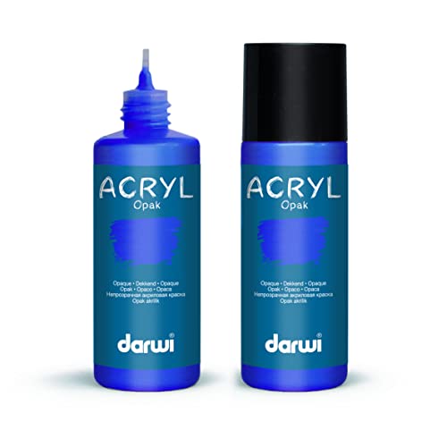 DARWI ACRYL OPAK PINTURA ACRÍLICA OPACO 80 ML AZUL DE PRUSA