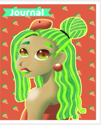 Note Book/Journal : 7.5x9.25: Ms.Watermelon