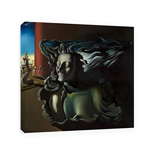 Apcgsm Salvador Dali poster. Reproducciones cuadros famosos en lienzo. Surrealismo Pósters e impresiones artísticas' El sueño'. Cuadros decorativo Marco de 50x50cm (19.7x19.7)