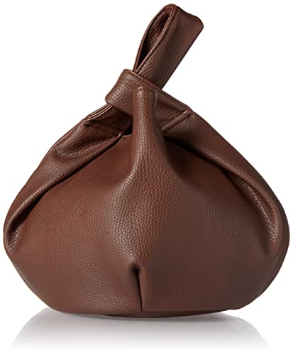 The Drop Avalon Bolso tote pequeño para mujer, color marrón chocolate, talla única