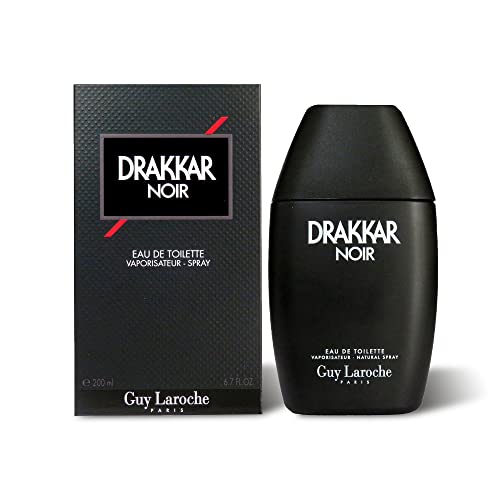 Guy Laroche Drakkar Noir - Agua de colonia con atomizador perfumes para hombre, 200 ml