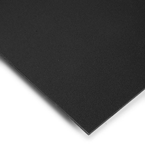 PVC Espumado Plancha Din A5 Medidas 14,8cm x 21cm Grueso 3mm Color negro