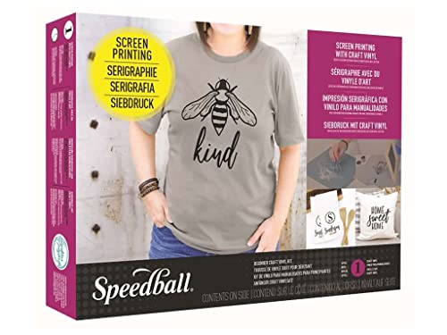 Speedball Beginner Screen Printing Craft Vinyl Kit-