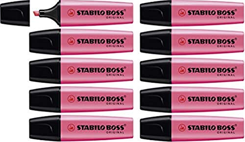 Rotulador stabilo boss fluorescente 70 rosa