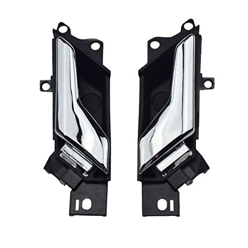 Manijas Interiores Puerta Coche Cromadas Para Saturn Vue Para Opel Para ANTARA L07 2008-10 Izquierda Derecha 96660863, 96861998,96861999,96660864 Puerta Manija Cubierta (Color : Pair)