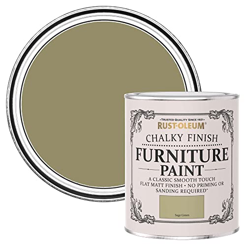 Rust-Oleum RO0070010G1 - Pintura De Chalky Finalizar Muebles - Verde Salvia - 750Ml