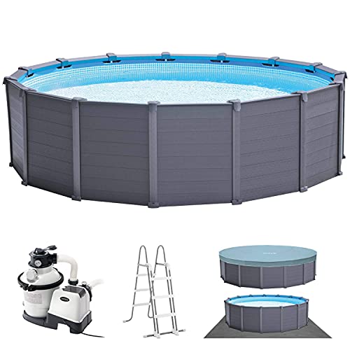15Ft8In X 49In Graphite Gray Panel Pool Set