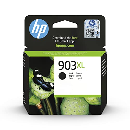 HP 903XL T6M15AE, Negro, Cartucho de Tinta de Alta Capacidad Original, Compatible con impresoras de inyección de tinta HP OfficeJet 6950, 6951; OfficeJet Pro 6960, 6970