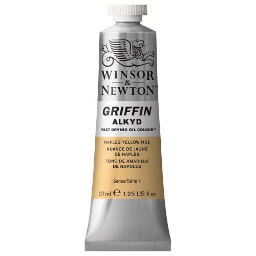 Winsor & Newton Griffin Alkyd - Tubo óleo de secado rápido, 37 ml, Tono Amarillo de Nápoles
