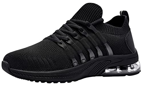 LARNMERN Zapatos de Seguridad para Hombre Mujer Zapatillas de Seguridad Hombre Calzado de Seguridad Punta de Acero Ligero Transpirable Comodo Antideslizante Verano Moda (39EU, Negro L113013)