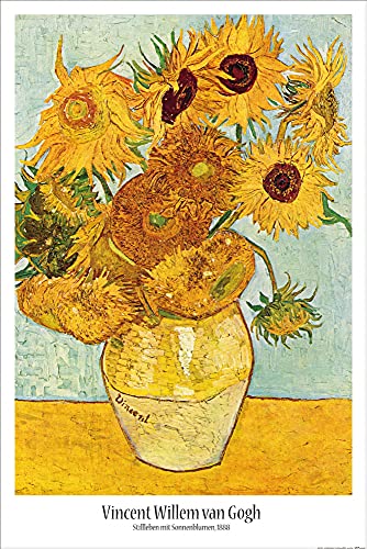 1art1 Vincent Van Gogh Póster Los Girasoles, 1888 Cartel 91x61 cm