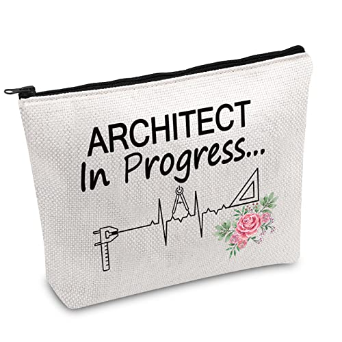 Future Architect Zipper Pouch Bag Architect in Progress Cosmetic Bag Arquitectura Graduación Regalos, Arquitecto -B