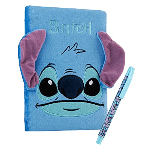 Disney Libretas Bonitas De Stitch, Set Material Escolar Con Cuaderno A5 Y Boligrafos Bonitos, Regalos Mujer Y Niña, Diario Niña 3D