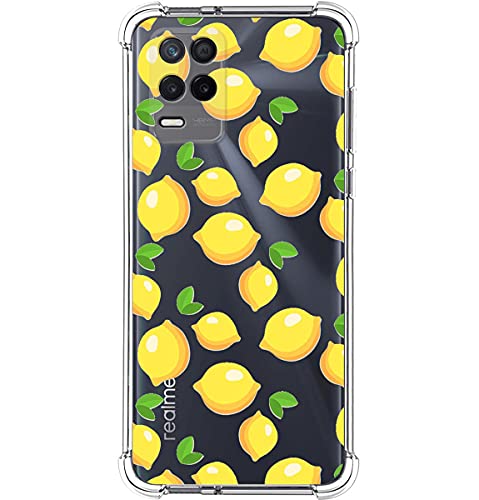 Tumundosmartphone Funda Silicona Antigolpes para Realme 8 5G / Narzo 30 5G diseño Limones Dibujos