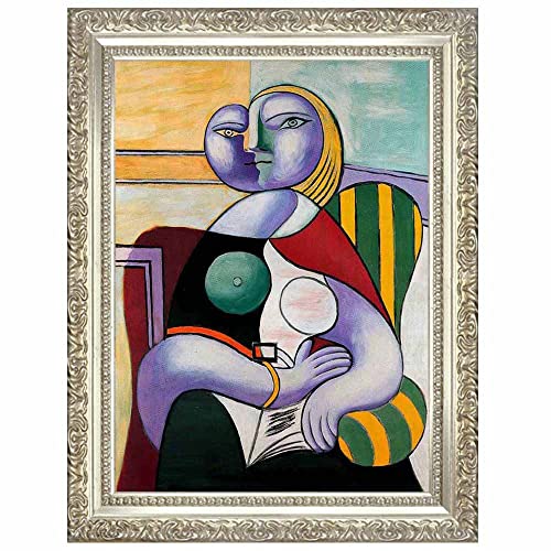 BIIONE Pablo Picasso Impresiones en Lona, Arte de Pared Para Decoración de Salón Para Recámara Cuadro Canvas Arte Pintura Fácil de Colgar(20x26cm-(7.8x9.8in)