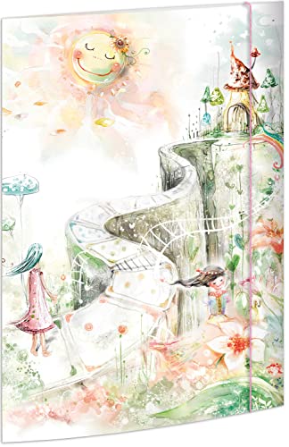 RNK - Verlag 45363 Fairytale - Carpeta de dibujo (310 x 440 mm, DIN A3, con cierre de goma, 1 unidad)