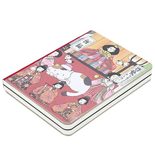 Hztyyier Cuaderno de composición, Cuadernos de la escuela del diario diario, Apariencia elegante portada impresa de dibujos animados japoneses, papel grueso, 5.7 '' * 4.1 '', 224 hojas(Bendición)