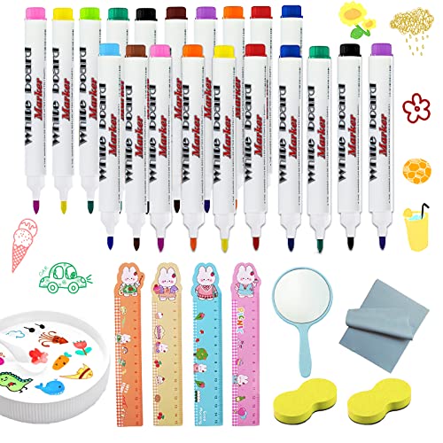 Magic Pen Agua 29 Piezas Boligrafos Magicos Acuarela Set BolíGrafo MáGico De Acuarela Rotuladores MáGicos Agua Magicos Flotantes Magical Water Painting Pen Para Regalos De NiñOs Garabatos