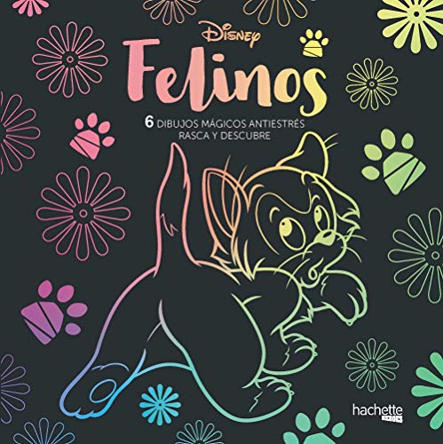 Arteterapia. Felinos Disney. 6 dibujos mágicos (Hachette Heroes - Disney - Especializados)