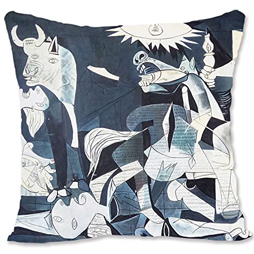 Funda de almohada decorativa de arte abstracto Picasso - Las Meninas B-Guernica B