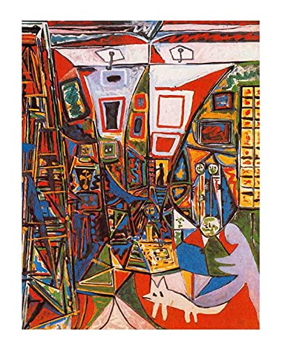 Pablo Picasso Las Meninas Cdormitorios Modernos Cuadros Decorativos Decoración Pared Cuadro Salon(25x32cm（10x13pulgadas）,sin marco)