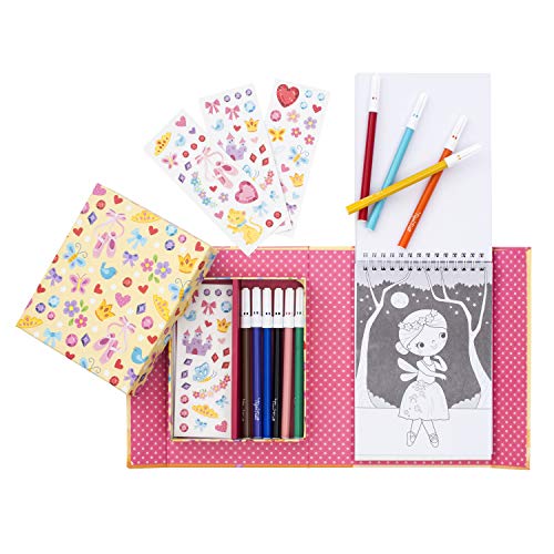 Ballerina Set for Girls. Ballet Colouring Book Activity Set for Girls. Great travel activity packs for kids / Activity Book. Great Gifts for Girls 6 years old by Tiger Tribe