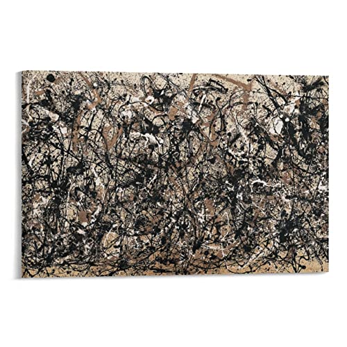 Jackson Pollock - Póster de pintura por goteo (40 x 60 cm)