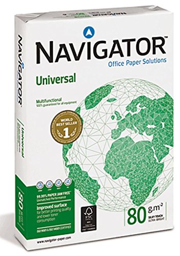 Navigator Paper-Media Universal A3 - Papel universal (DIN A3, 80 g/m², 500 unidades), color blanco