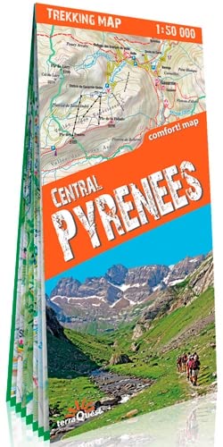 Pirineos, mapa excursionista plastificado. Escala 1:75.000. TerraQuest. (Carte Trekking Terra Quest)