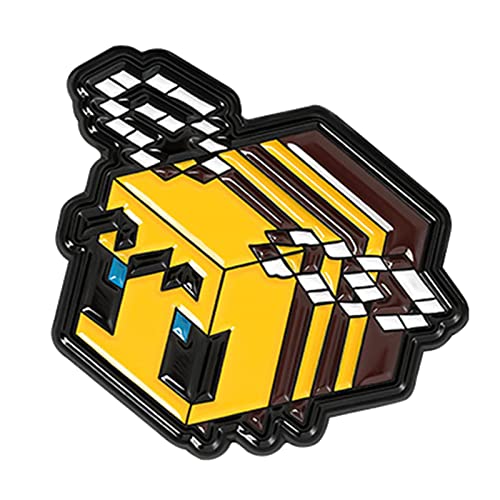 TCM-KE Creativo Juego Broche Animal Pixel Abeja Suave Esmalte Pin Lindo Dibujos Animados Solapa Medalla Coleccionable para Mujeres joyería Regalo Abeja Esmalte Pin Lapel Pastillas Broche