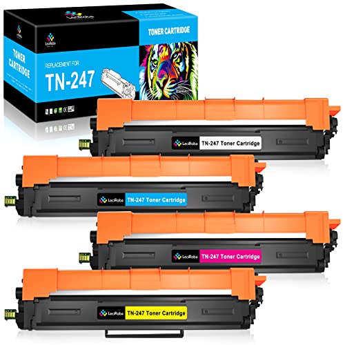 LeciRoba TN247 Tóner para Toner TN247 TN243 Brother para Brother DCP-L3550CDW DCP-L3510CDW HL-L3210CW HL-L3230CDN HL-L3230CDW HL-L3270CDW MFC-L3710CW MFC-L3730CDN MFC-L3750CDW L3770CDW (4 Paquetes)