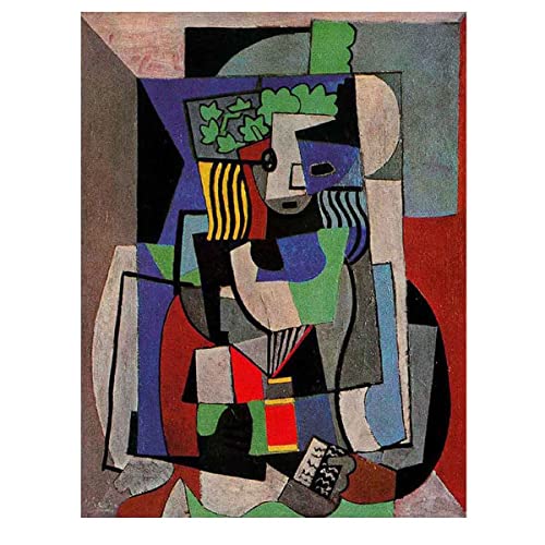 CJJYW Imprimir en Lienzo-Pablo Picasso Impresión Pintura póster Reproducción Decor de Pared Impresión Obras de Arte Pinturas《Alumno》(60x78cm,23.5x30.6in-Sin Marco)