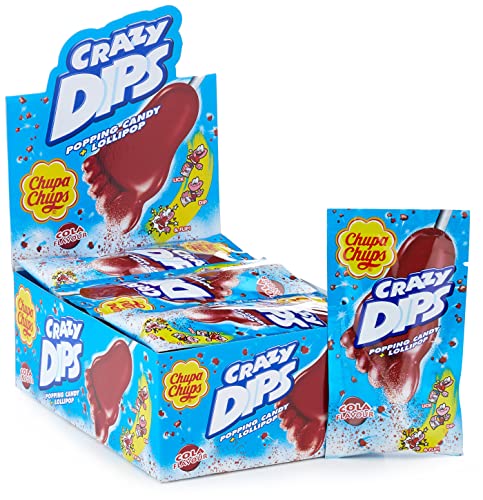 Chupa Chups – Crazy Dips cola, 24 unidades) (24 x 14 g)