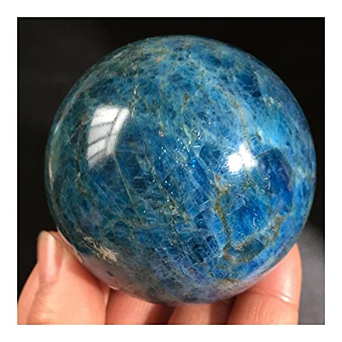 Fashio curación de Cristal ¡Cristal Azul Apatite! Natural Apatita Azul Cristal DE Cuarzo Mineral (Size : 50-55mm)