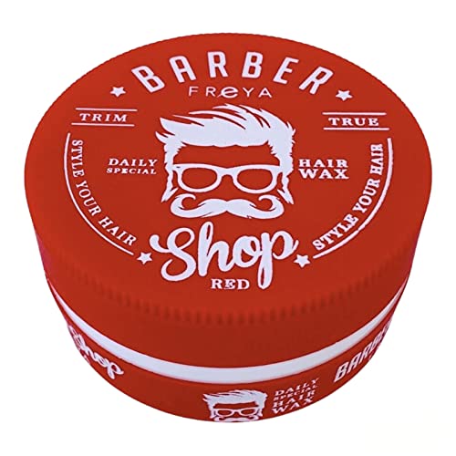 FREYA Barber Cera para el cabello sin aceite mineral, silicona y parabenos, rojo, 150 ml