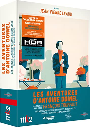 François Truffaut - Les Aventures d'Antoine Doinel [Francia] [4k Ultra-HD + Blu-Ray]
