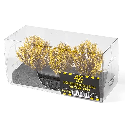AK Interactive Arbustos amarillos claros 4-5 cm escala 1:35 / 75 mm / 90 mm - AK8218