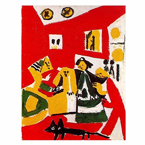 NEWEBO Pablo Picasso Posters-Las Meninas Laminas Decorativas pared Posters Para Pared Decoración Pared,Hogar Decoracion Dormitorios,Cuadros Para El Baño(Sin Marco,85x110cm 33