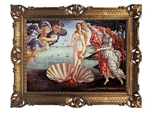 Lnxp Cuadro barroco * El nacimiento de Venus * Cuadro de Sandro Botticelli 90 x 70 cm