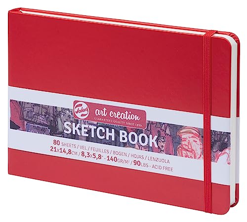 TALENS Sketchbook Sketchbook 21x14.8 cm, 160 g/m² 80 Pages Red