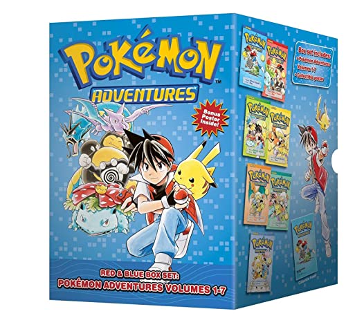 Pokémon Adventures Red & Blue Box Set: Set includes Vol. 1-7 (Pokémon Manga Box Sets)