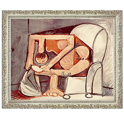 Abstarct Pablo Picasso - Obras de arte en lienzo, pósteres de pintura en lienzo, impresiones de pared para habitación, decoración del hogar, listas para colgar (30 x 36 cm)
