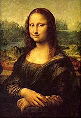 Kit de pintura de Wowdecor por números para niños adultos, pintura de números, Da Vincia Mona Lisa's Smile 40 x 50 cm Frameless